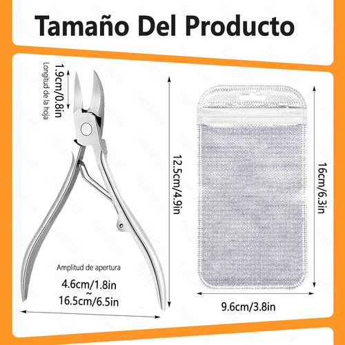 Alicate Podologico Profesional Lenio De Uñas Para Cuticula