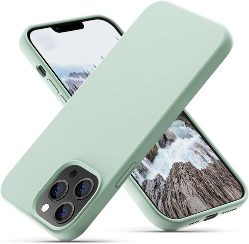 Funda Caloop Para iPhone 13 Pro Max 6.7 (verde Menta)