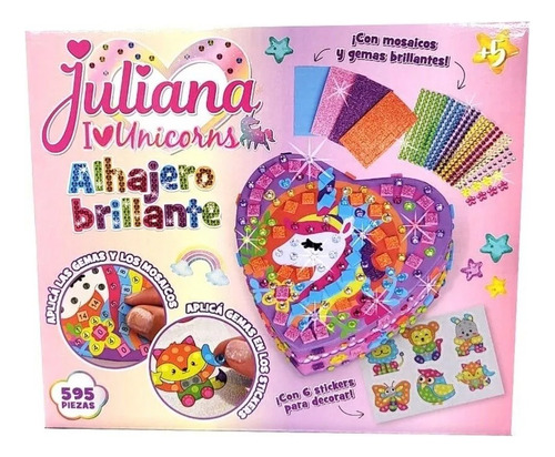 Juliana I Love Unicorns Alhajero Brillante Cod Jul069