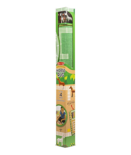 Alfombra Con Juegos De Rancho Con Caballos Melissa And Doug
