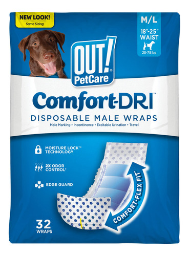 Out! Pet Care - Paales Desechables Para Perros Machos | Envo