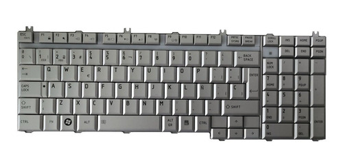 Teclado Español (sp) Satellite A505 L355 L505 L550 Ser Plata