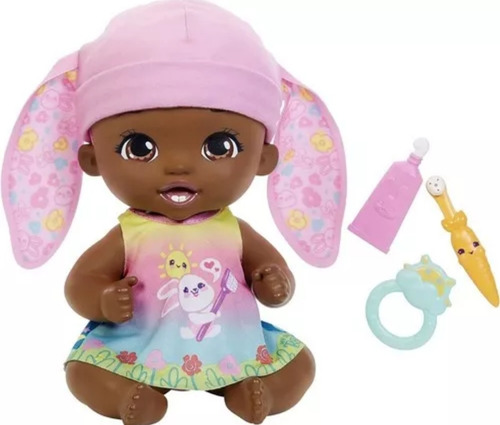 Muñeca Baby Garden Conejito Hora De Cepillar Los Dientes
