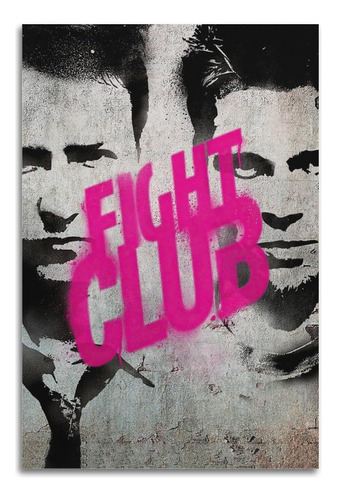 Póster De Vmxwll Moive Fight Club Póster En Lienzo De Pared 