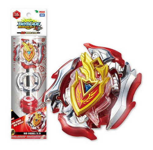 Beyblade Z Achilles Takara Tomy© Burst Color Rojo