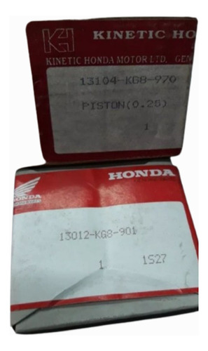 Piston Y Aros Original Honda Marbel 100 Nh 100 0,25mm