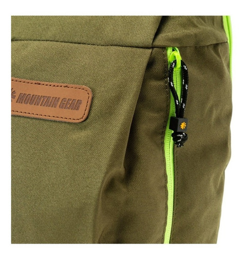 Mountain Gear Pack De Mochilas Deportiva Color Verde Y Negro