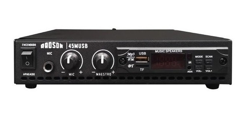 45musb Amplificador 12.5w Usb/sd/fm/bluetooth Radson