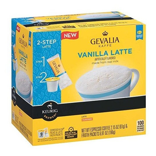 Café Espresso Vainilla Con Espuma Gevalia, 9uds.