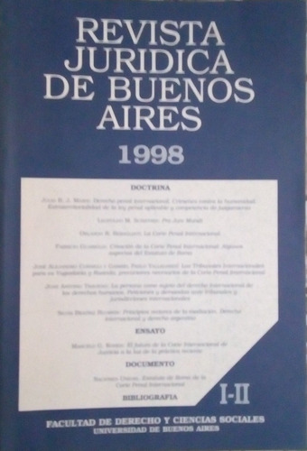 Revista Jurídica De Buenos Aires 1998 I-ii