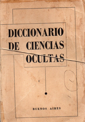 Diccionario De Ciencias Ocultas 