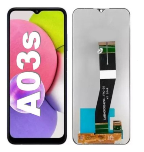 Tela Touch Display Compatível Samsung A03s A037sm/ds Preto