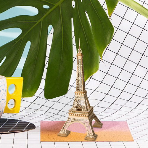 Rompecabezas De Madera 3d Torre Eiffel Kit De Manualidades E