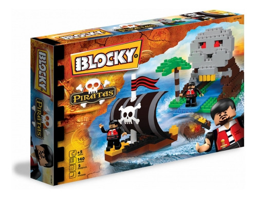 Blocky Isla Pirata (140 Piezas) Ploppy 156638