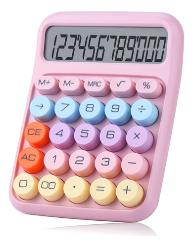 Calculadora Con Teclado Mecánico Kawaii - Retro - Vintage