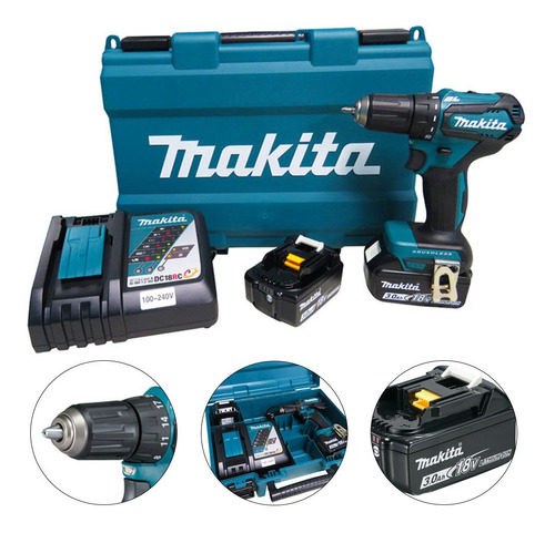 Parafusadeira/furadeira Sem Fio 18v Ddf483rfe-makita