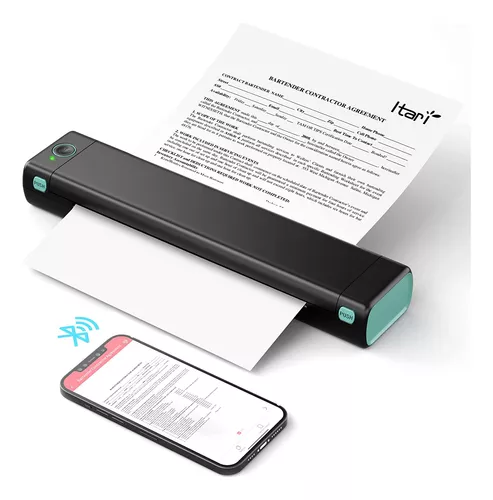 Impresora sin tinta A4 Inicio Mini teléfono móvil Bluetooth Impresora  térmica de trabajo con papel de