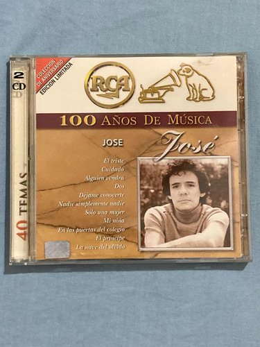 José José /100 Años De Música Cd Doble Impecable 2001