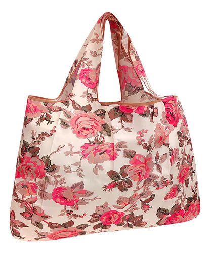 Bolsa De Compras Reutilizable De Nailon Grande Y Duradera
