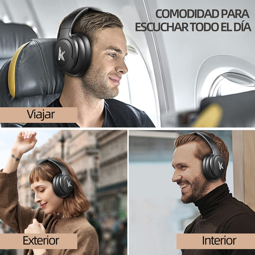 Audífonos Inalámbricos Bluetooth Negro