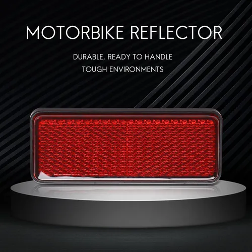 Número De Reflector Trasero Para Moto, Quad, Scooter, Luz Ro
