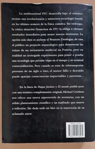 Imagen 2 de 2 de Rescate En El Tiempo (1999-1357) - Michael Crichton - P&j