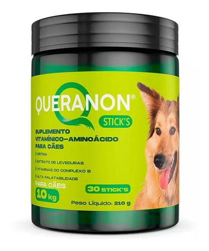 Avert Suplemento Vitamínico P/cães Queranon Sticks 30 Uni.