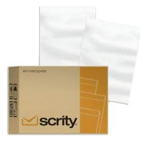 Envelope Saco Branco Sof 012 (9,7x12,5 Cm) - 500un. Scrity Cor Branco Nome Do Desenho Offset