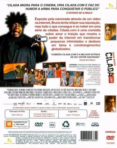 Dvd Cilada.com - Bruno Mazzeo - Original Novo E Lacrado