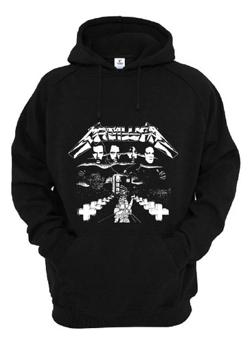 Sudadera Hoodie Metallica Master Of Puppets Black & White