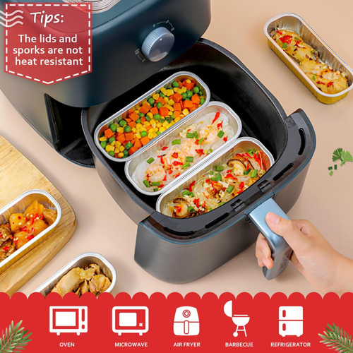 Mini Moldes Desechables Para Tartas Lnyzqus Con Tapa, Paq...