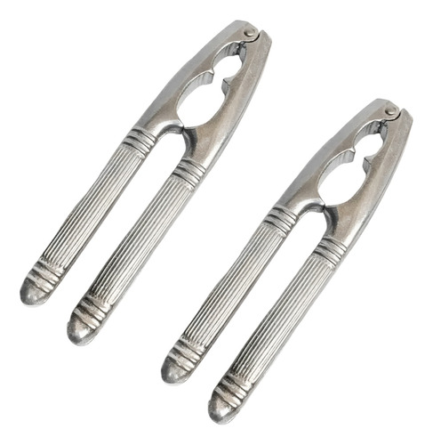 Set X 2 Rompe Nueces Nuez Fundición Aluminio 17cm Resistente