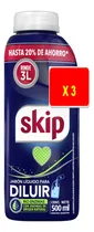 Comprar Jabón Líquido Skip Para Diluir 500ml X 3 Unidades