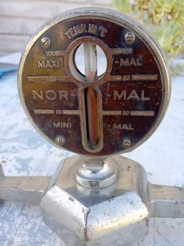 Antiguo Motometer Termómetro De Radiador De Auto Años 1920