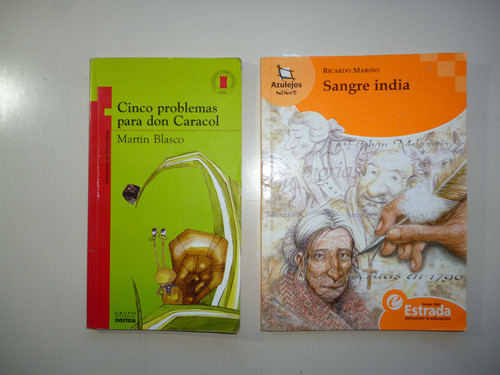  Cinco Problemas Para Don Caracol Y Sangre India + Obsequio