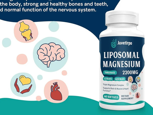 Complejo Magnesio Liposomal 2200mg/ 60cps 