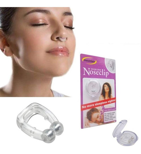 Noseclip Anillo Clip Anti Ronquidos Con Imanes Biomagnetico 