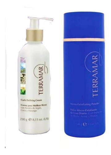 Polvo Microexfoliante + Crema De Rizos Original Terramar