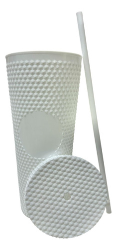 Vaso Económico Con Popote Texturizado Diferentes Colores