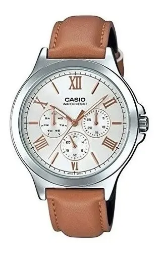 Reloj Casio Mtp-v300 Hombre Multiaguja 100% Original