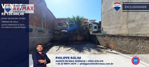 Imagem 1 de 6 de Kitnet Com 2 Dormitórios À Venda, 80 M² Por R$ 120.000,00 - Jardim Campomar - Rio Das Ostras/rj - Kn0002