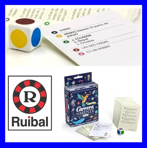 Juego Carrera De Mente Cartas Ruibal (+ 10 Años)