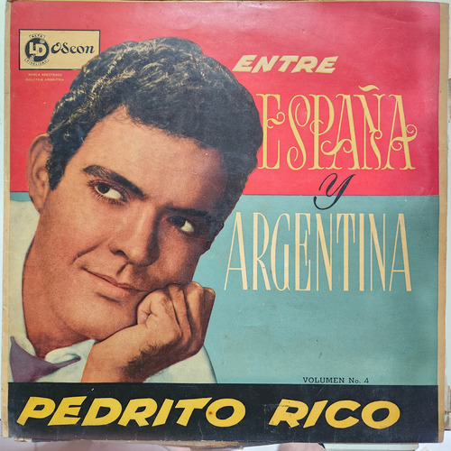 Vinilo Pedrito Rico Entre España Y Argentina Vol 4 Es1