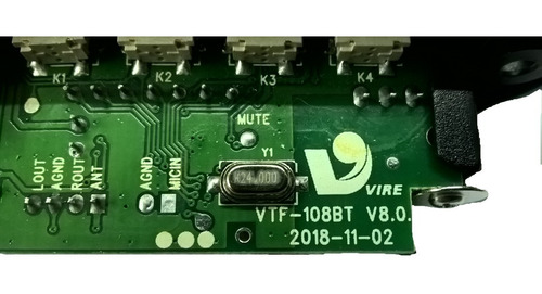 Modulo Usb Mp3 Bluetooth (incluye Control Remoto Con Pila)