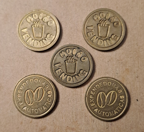 Ficha Cafe Muiño Vending X 5 , Expendedora Automáticas. (Usado)