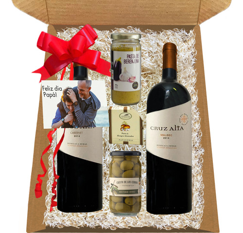 Vinos Kit Regalo Dia Del Padre Set Personalizacion Delis