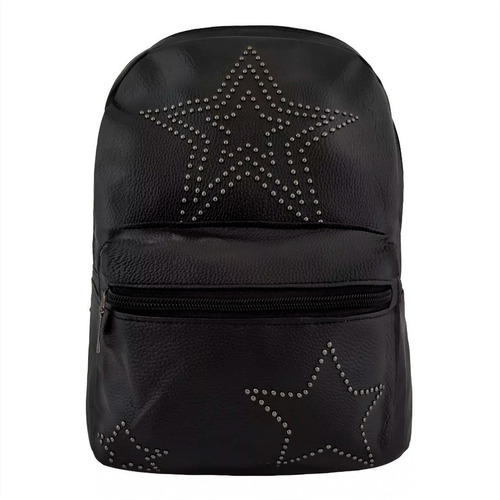 Imagen 8 de 10 de Mochila Con Tachas Eco Cuero.