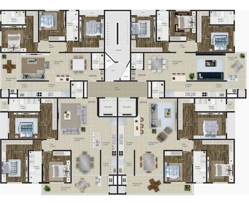 Imagem 11 de 11 de Apartamento Residencial Para Venda, Balneário Santa Clara, Itajaí - Ap10824. - Ap10824-inc
