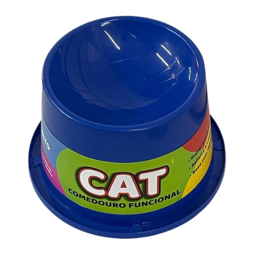 Comedouro Para Gato Funcional Alto - 250 Ml