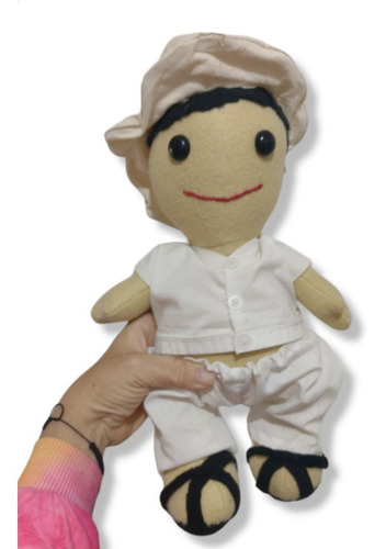 Pareja De Muñecos Guarijíos De Tela Hechos A Mano
